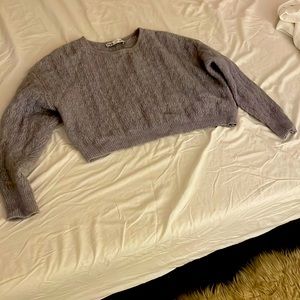 Zara cropped sweater